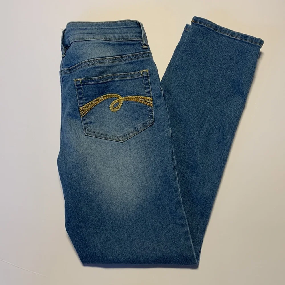 Justice Girls Patched Jeans